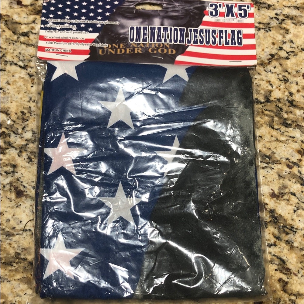 Patriotic 3'x5' Flag ONE NATION UNDER GOD
